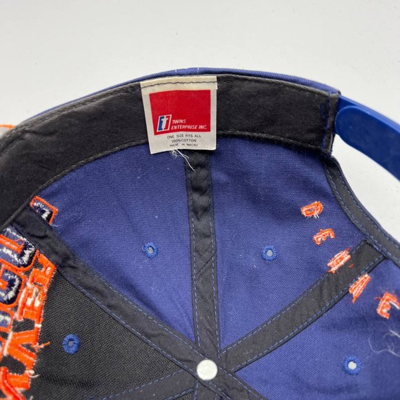 Vintage Denver Broncos NFL Hat Twins Enterprise Snap back Cap Orange Men Cotton - Picture 4 of 8
